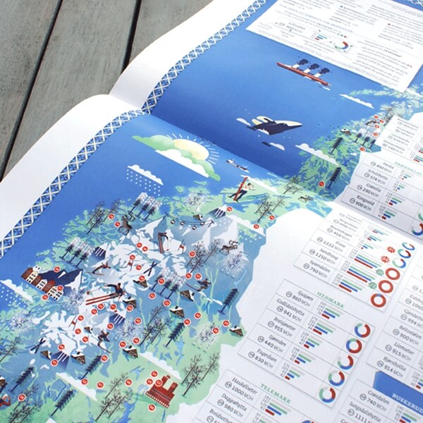 carte illustrée, cartographie, presse, illustrations graphiques, magasine D2 | L'Atelier Cartographik