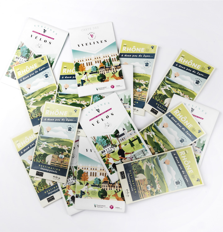 carte illustrée, cartographie, carte touristique, voyage, illustrations, architecture | L'Atelier Cartographik