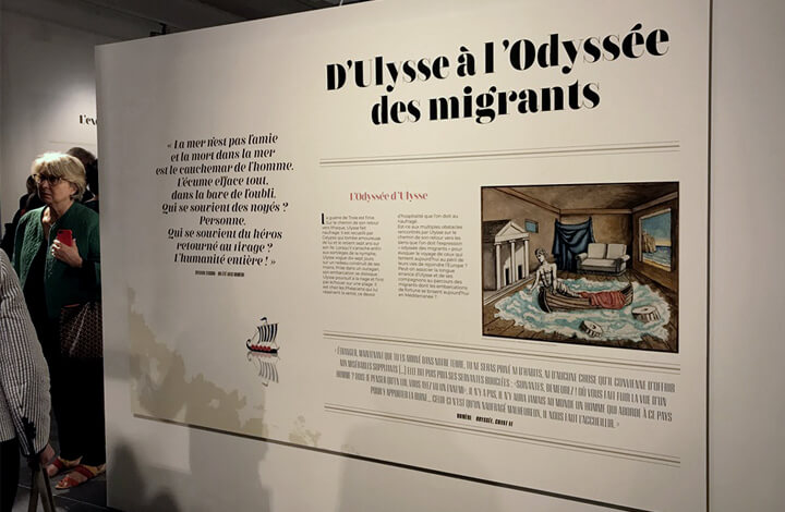 Graphic design for Exposition Voguent les vins